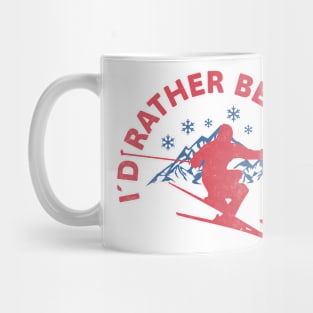 I'd rather be skiing Mug